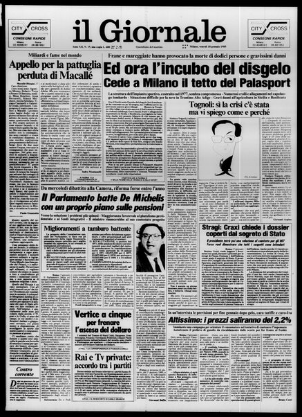 Il giornale : quotidiano del mattino